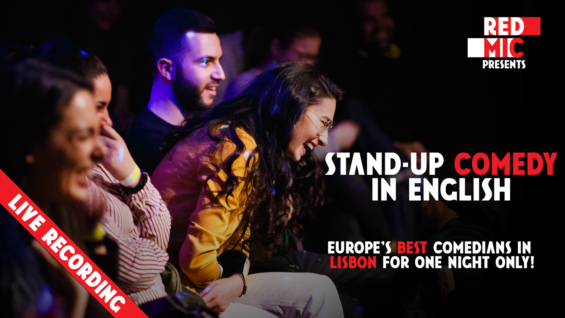 RED MIC: Europe’s Best Comedians (live recording)