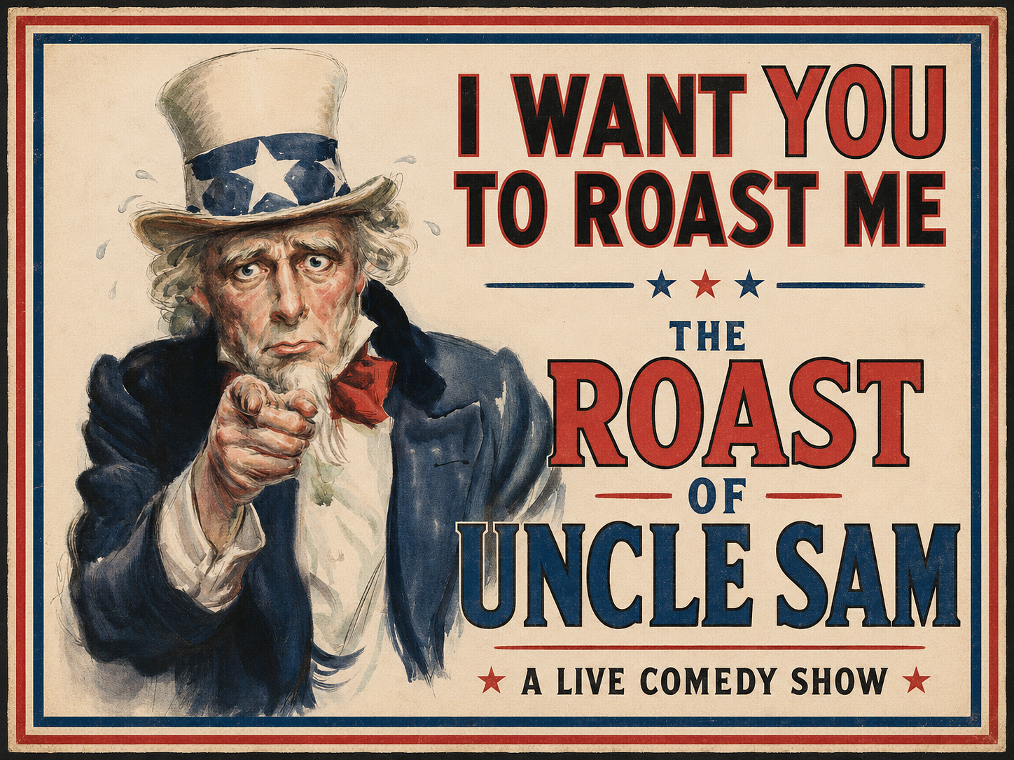 The Roast of Uncle Sam: a Comedy Speakeasy! Evening